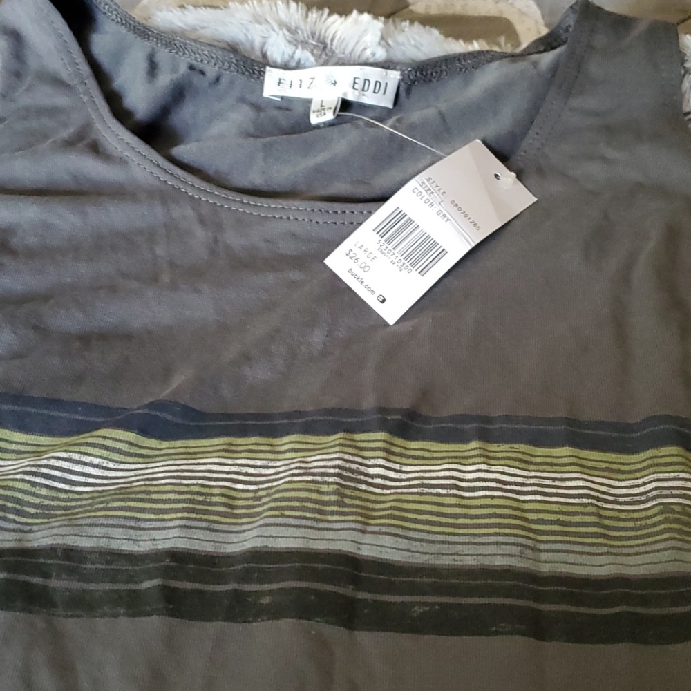 NWT Fitz&Eddi grey racerback tank